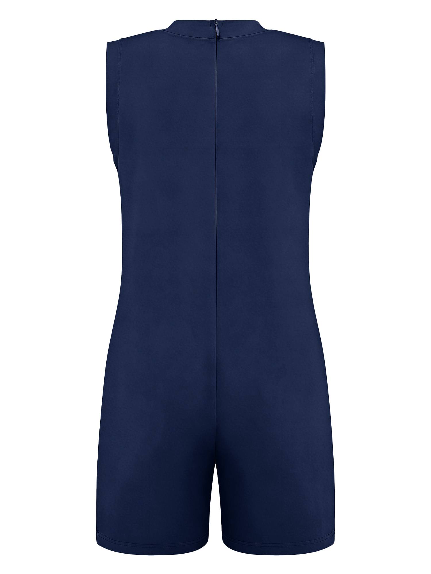 Kids Adaptive Romper Sleeveless Back Zipper Sensory Friendly for Special Needs
