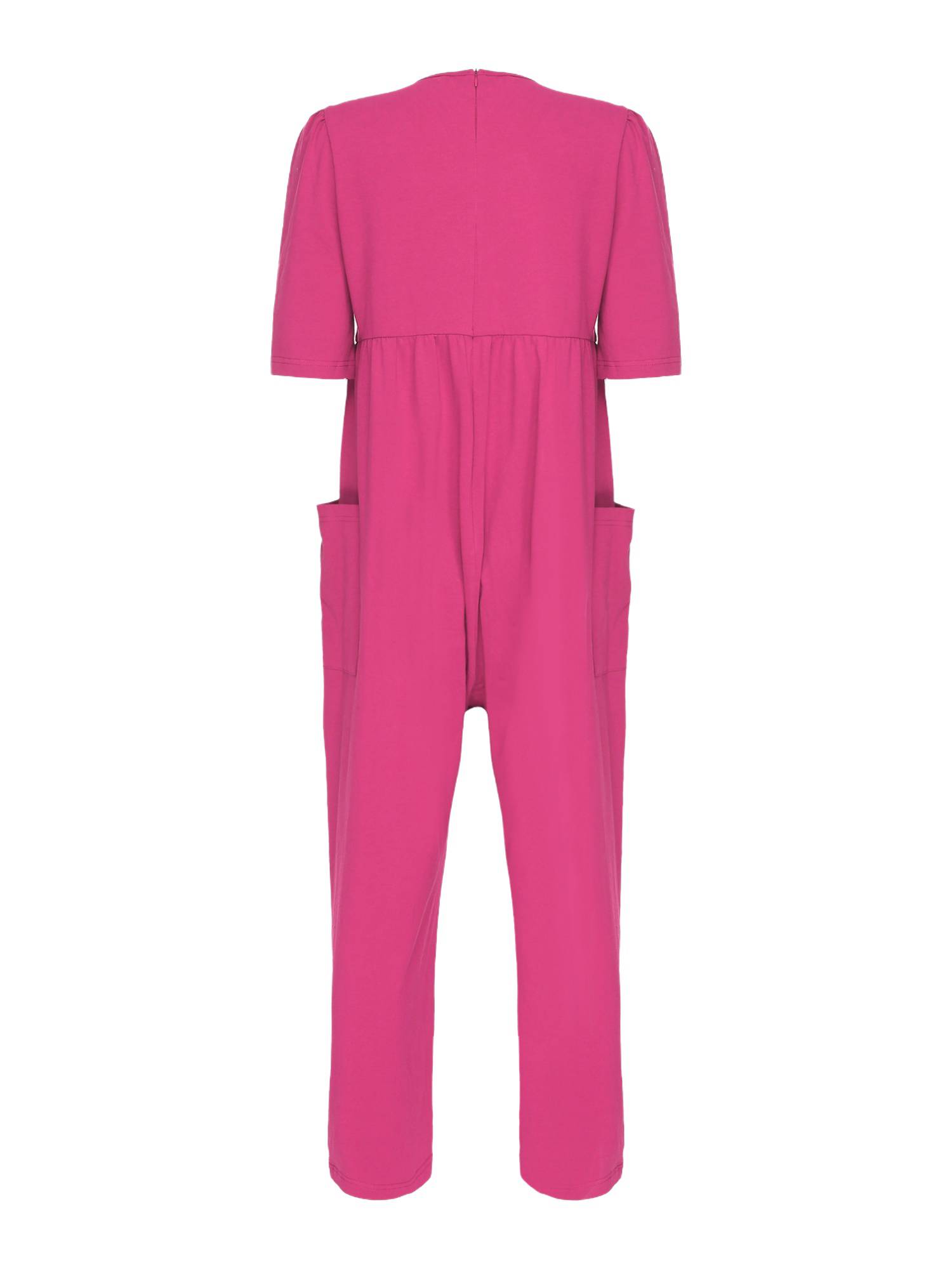 Women Adaptive Anti-Strip Jumpsuit Secure Back Zipper for Alzheimer's & Dementia