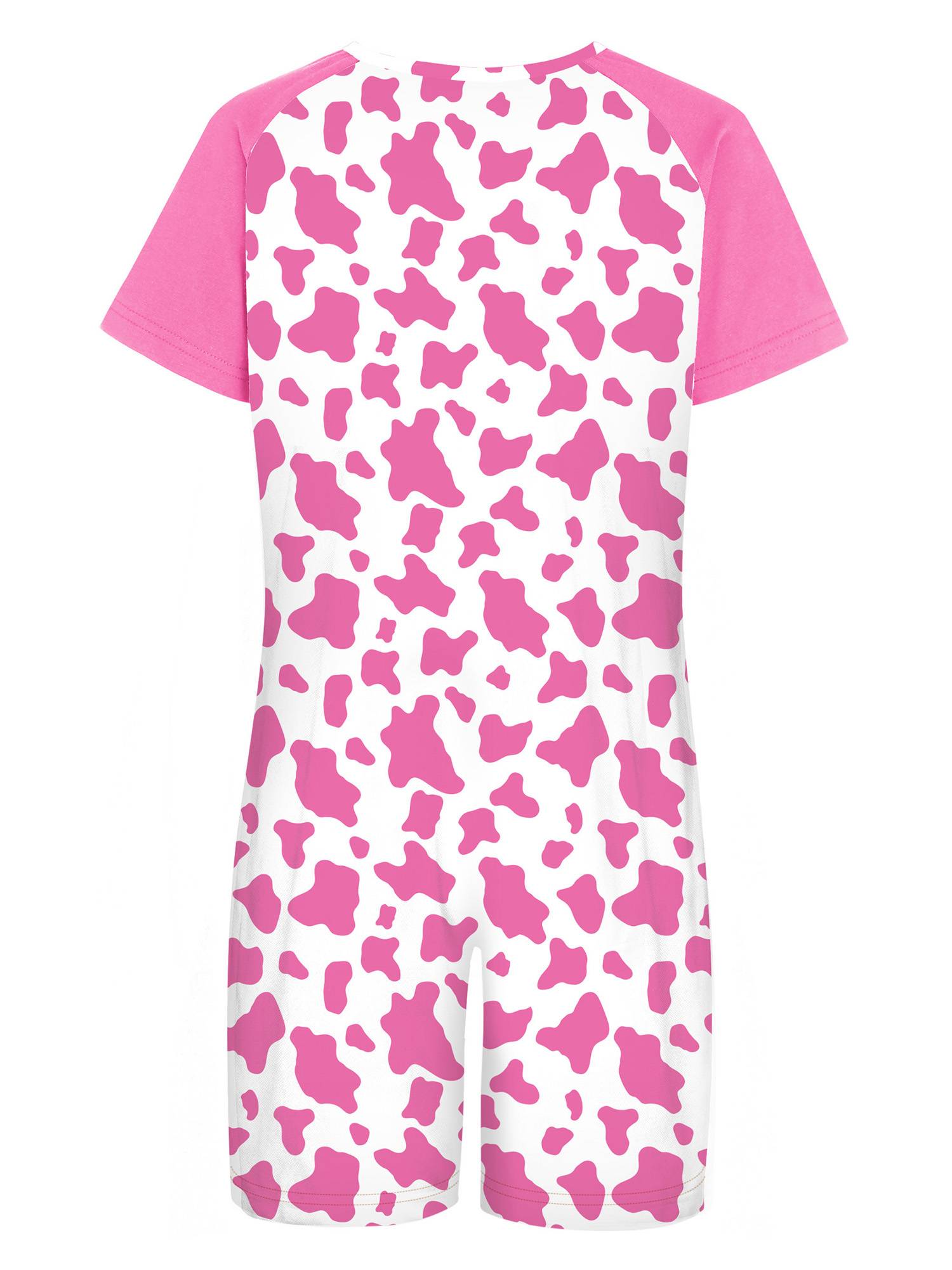 Kids Special Needs Adaptive Clothing Cute Printed Anti-strip Jumpsuit
