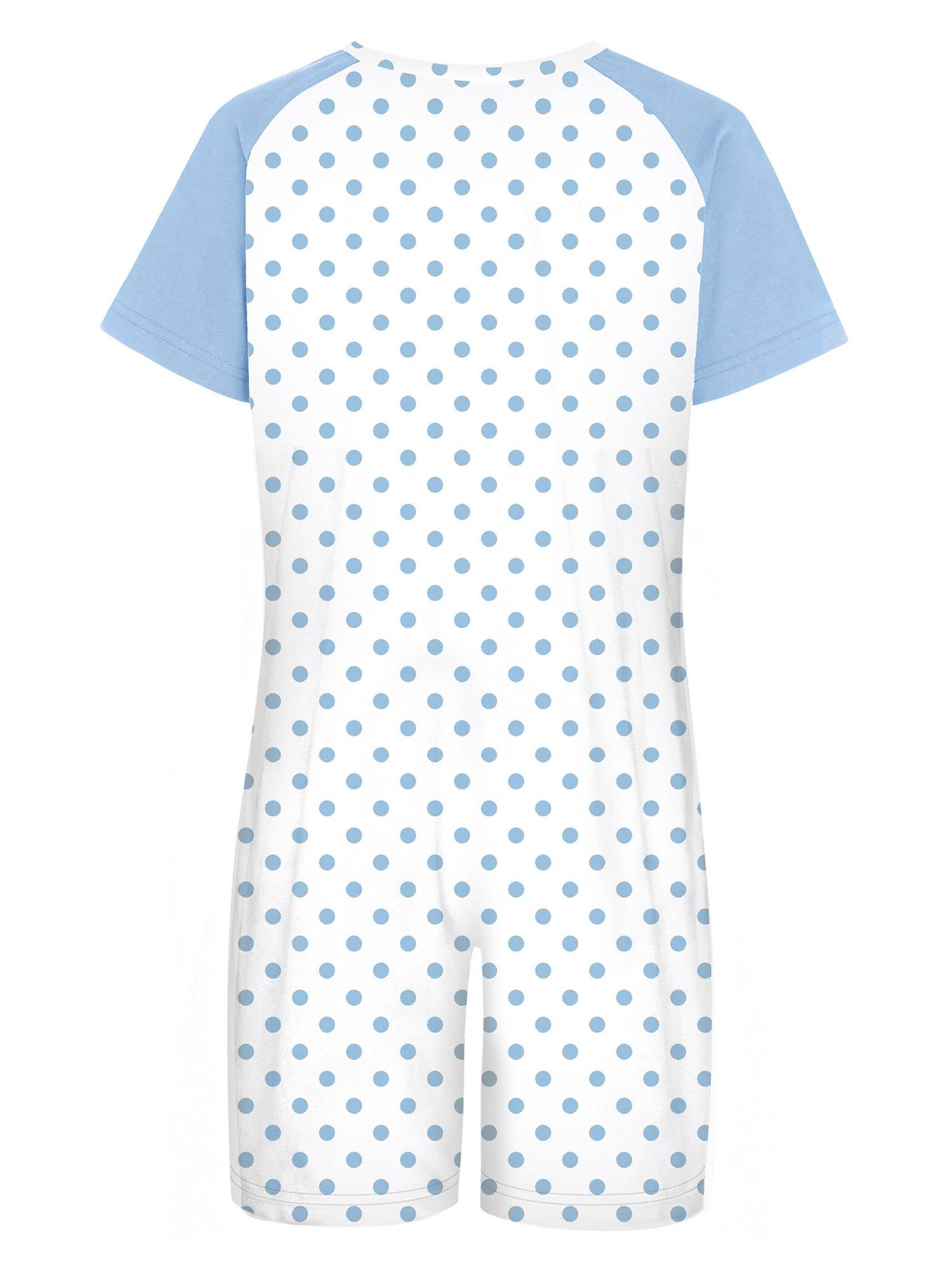 Kids Special Needs Adaptive Clothing Cute Printed Anti-strip Jumpsuit