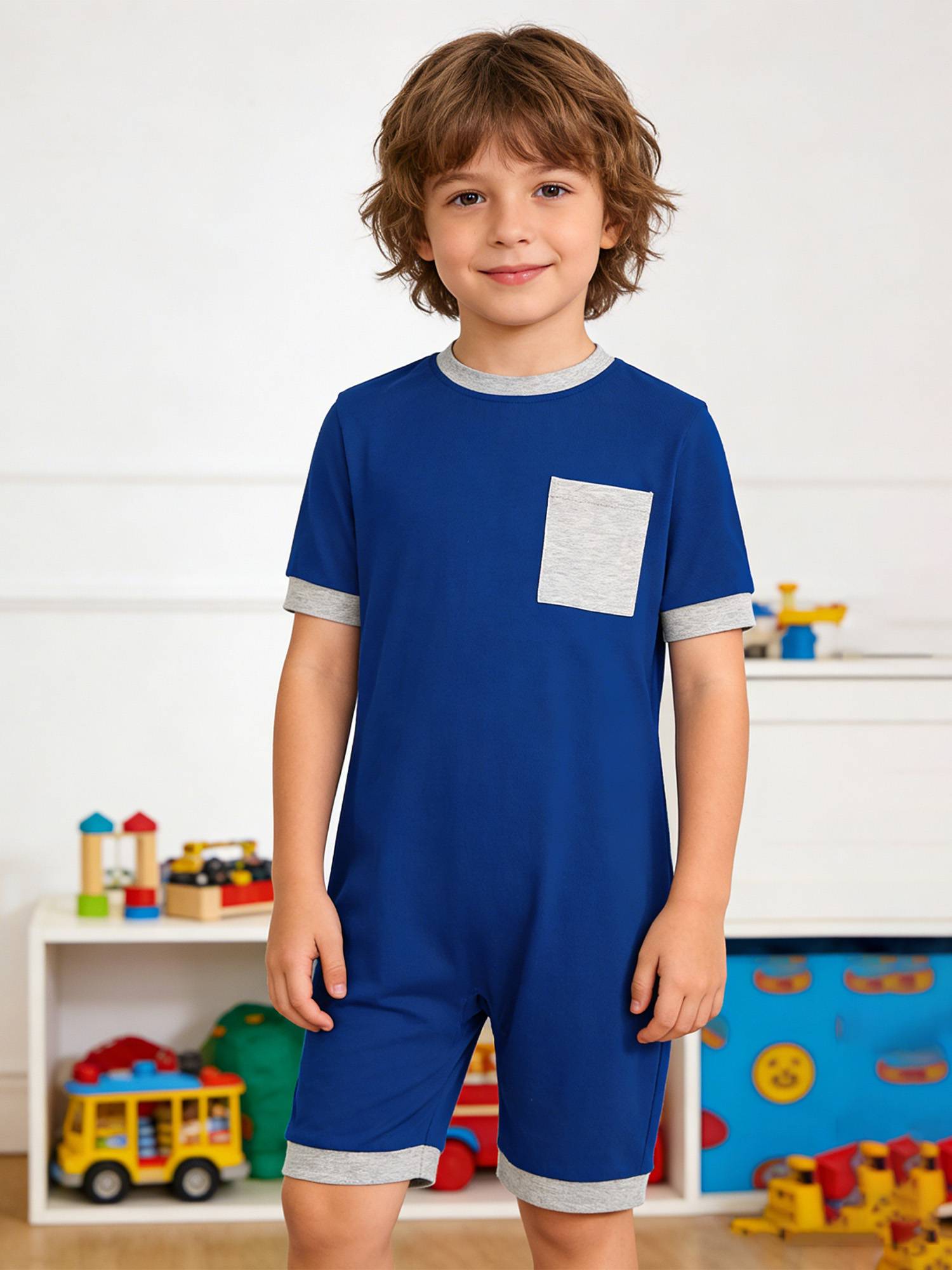 Kids Adaptive Anti-Strip Romper for Special Needs, Autism & Sensory Support
