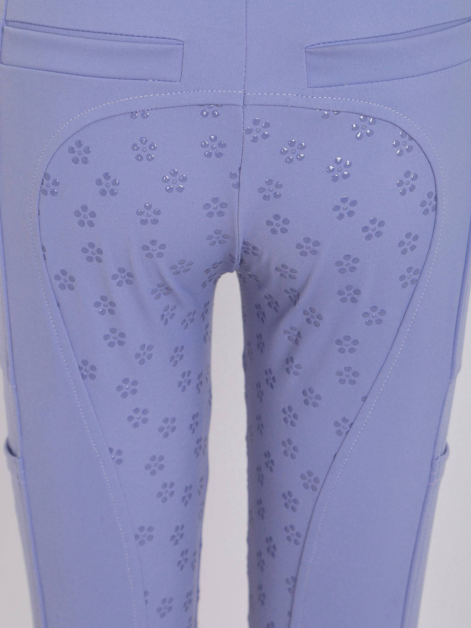 Kids Equestrian Full Seat Breeches Anti-Slip Riding Leggings with Multi-Pocket