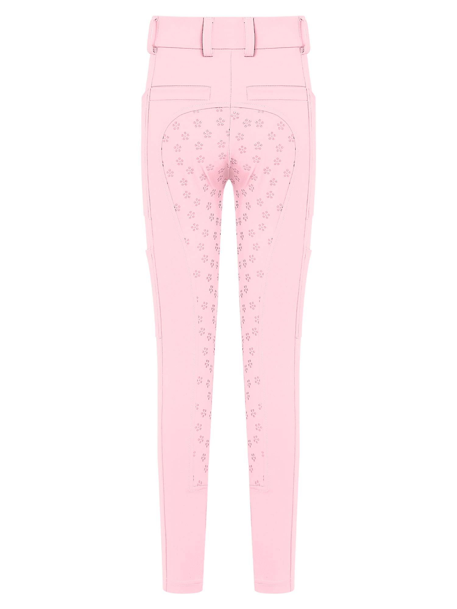 Kids Equestrian Full Seat Breeches Anti-Slip Riding Leggings with Multi-Pocket