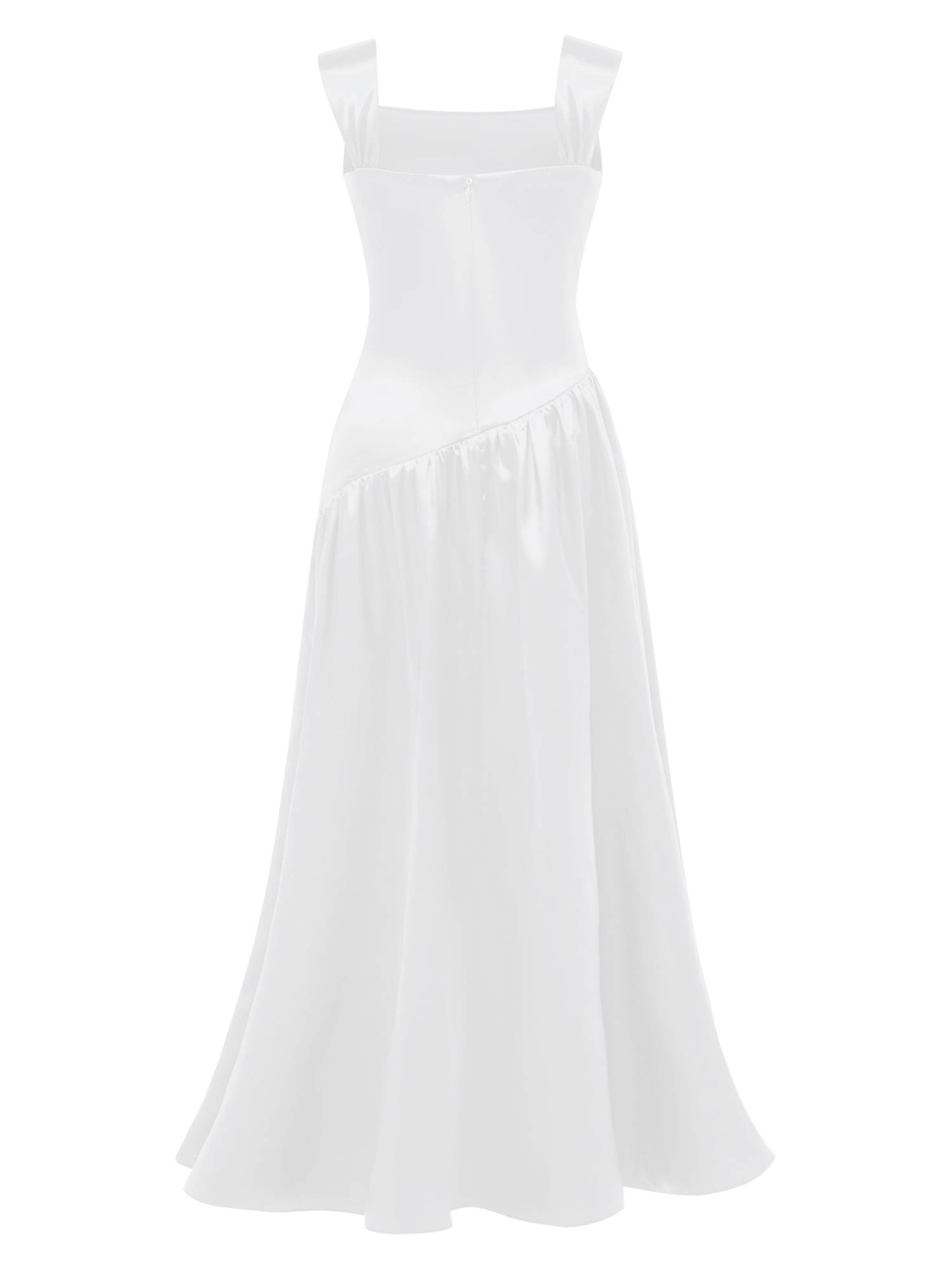 Girls Elegant Satiny Party Gown Flower Girl Dress for Wedding & Baptism