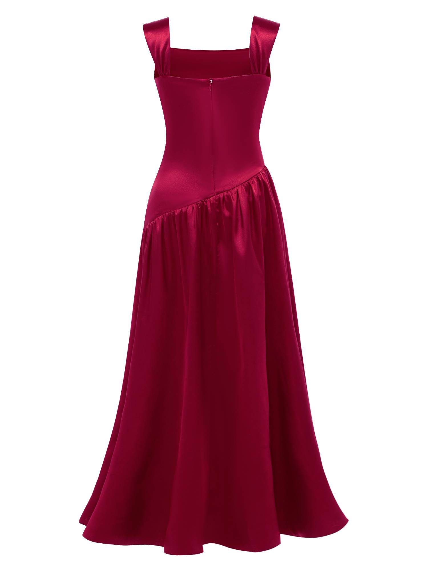 Girls Elegant Satiny Party Gown Flower Girl Dress for Wedding & Baptism
