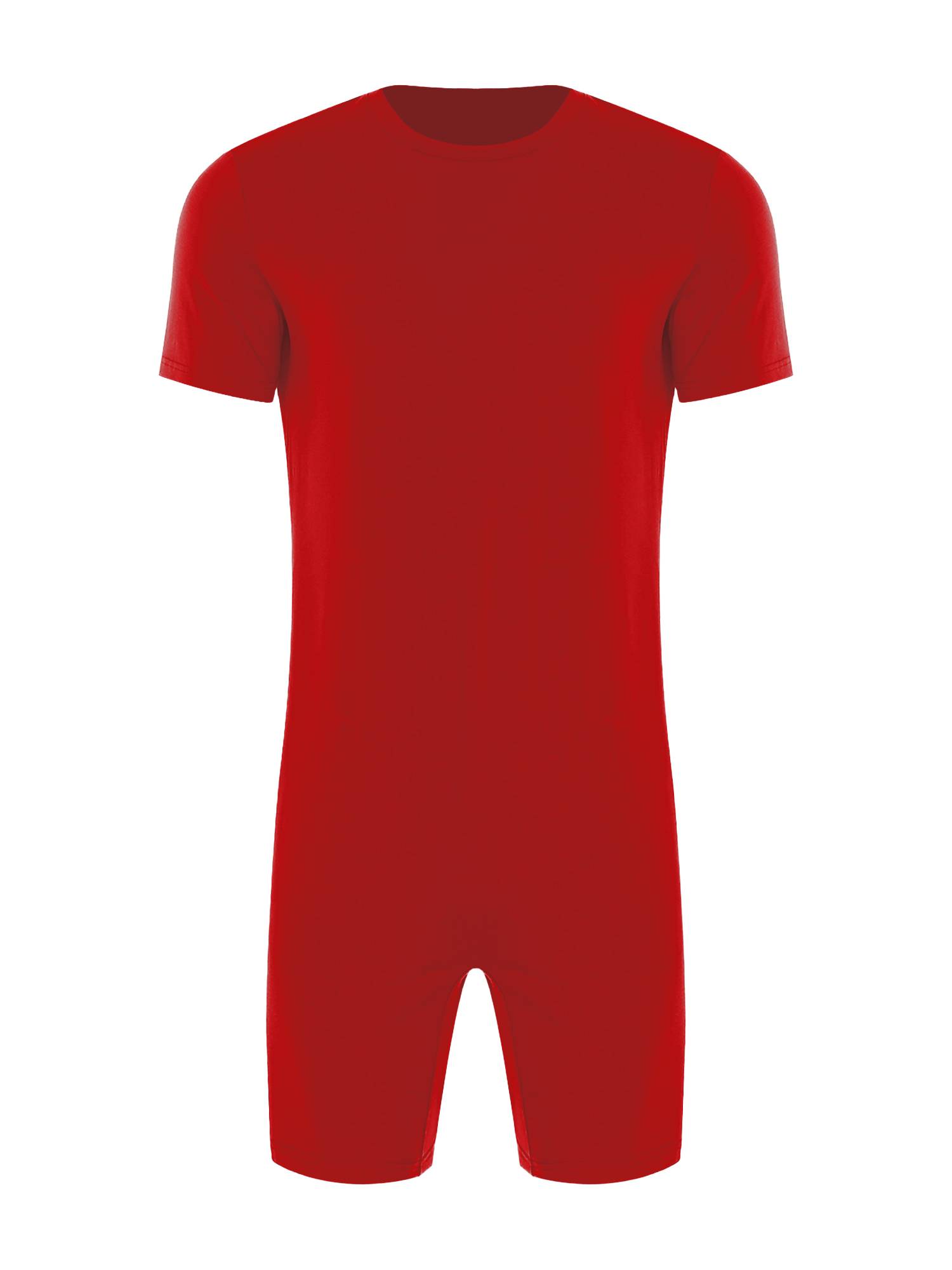 Adults Unisex Anti-strip Adaptive Jumpsuit Short Sleeve Back Zipper Rompers