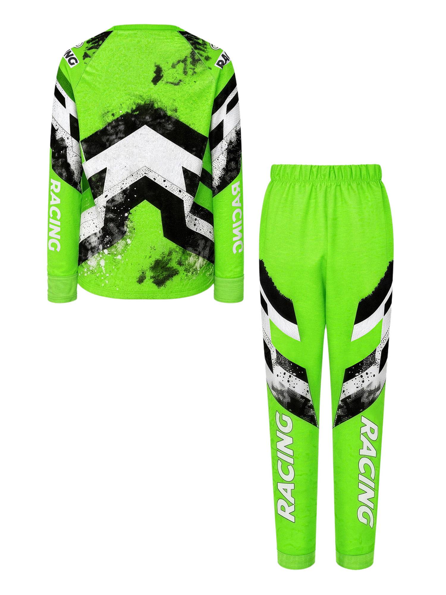 Boys Motocross 2-Piece Jersey & Pants Set for Off-Road & Mountain Biking