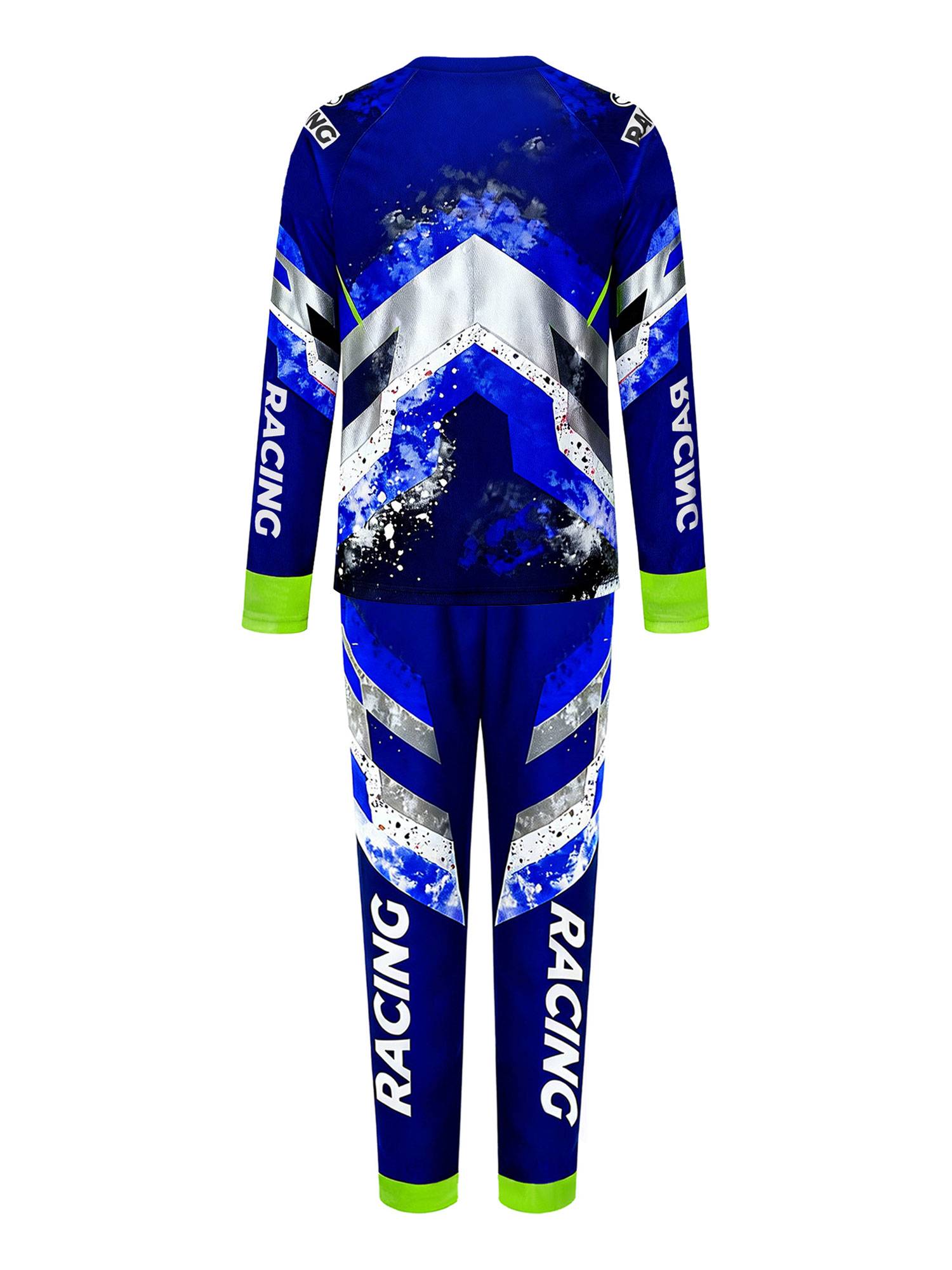 Boys Motocross 2-Piece Jersey & Pants Set for Off-Road & Mountain Biking