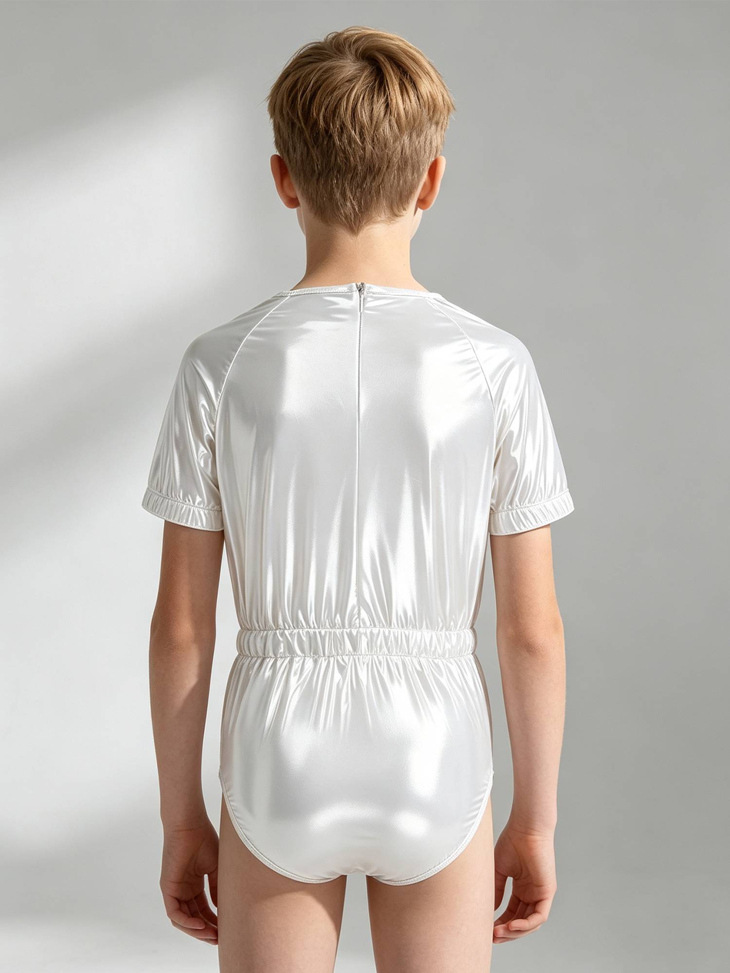 Kids Adaptive Clothing for Special Needs Waterproof Anti-strip Jumpsuit