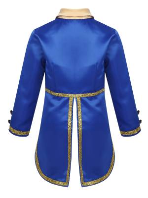 Toddler/Kids Boys Long Sleeves Lapel Collar Tuxedo Circus Costume back image