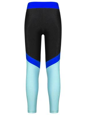 Kids Girls Colorblock Elastic Sport Pants back image