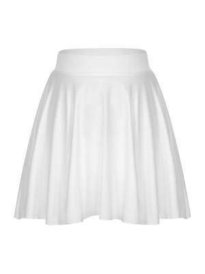 Women Solid Color Ruffle Skirt Sportwear front image