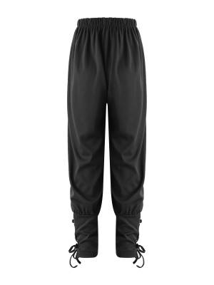 Kid Boys Stripes Ankle Banded Medieval Renaissance Pants back image