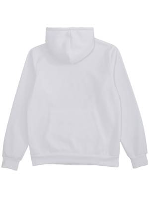 Men Long Sleeve Solid Color Sports Sweatshirt with Built-in Face Mask back image