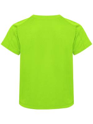 Kids Boys Short Raglan Sleeve Solid Color Moisture-Wicking Sports T-shirt back image