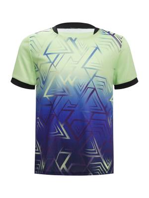 Kids Boys Geometric Print Sports Short Sleeve T-shirt front image