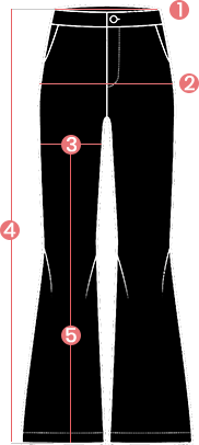 trousers size chart