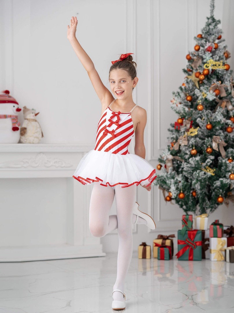Stripe Tulle Tutu Tank Dress for Girls