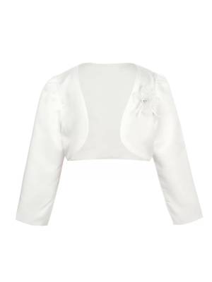 Toddler/Kids Girls Flower Long-sleeve Jacket Bolero front image