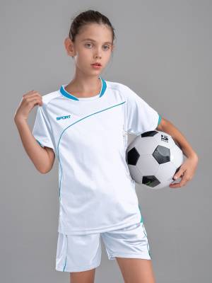 Kids Boys 2pcs Short Sleeve Net Sport Print Top and Shorts Set front image
