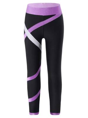 Kids Girls Close-fitting Stretchy Ice Skating Pants Sport Leggings