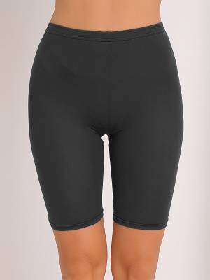 Women Solid Color Yoga Shorts Leggings front image