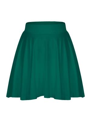 Women Solid Color Ruffle Skirt Sportwear front image