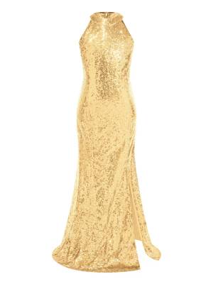 Kids Girls Shiny Sequin Mermaid Dress Sleeveless Pageant Gowns