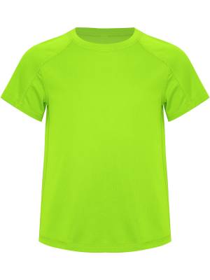 Kids Boys Short Raglan Sleeve Solid Color Moisture-Wicking Sports T-shirt front image