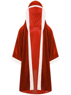 Kids Boys Velvet Boxing Hooded Robe Boxer Cloak front image