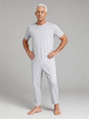 Adults Adaptive Anti-Strip Jumpsuit with Back Zip for Dementia, Alzheimer's front image
