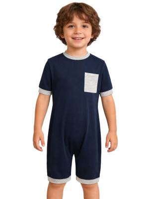 Kids Adaptive Anti-Strip Romper for Special Needs, Autism & Sensory Support front image