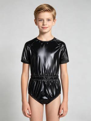 Kids Adaptive Clothing for Special Needs Waterproof Anti-strip Jumpsuit front image