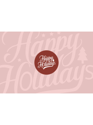 Gift Card-Happy Holiday front image