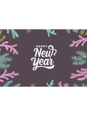 Gift Card- Happy New Year front image