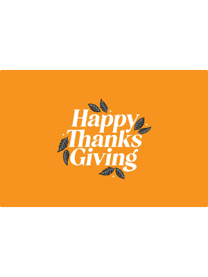 Gift Card-Have A Blessed Thanksgiving front image